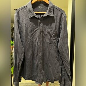 J. Crew Men's Charcoal Button Down Shirt